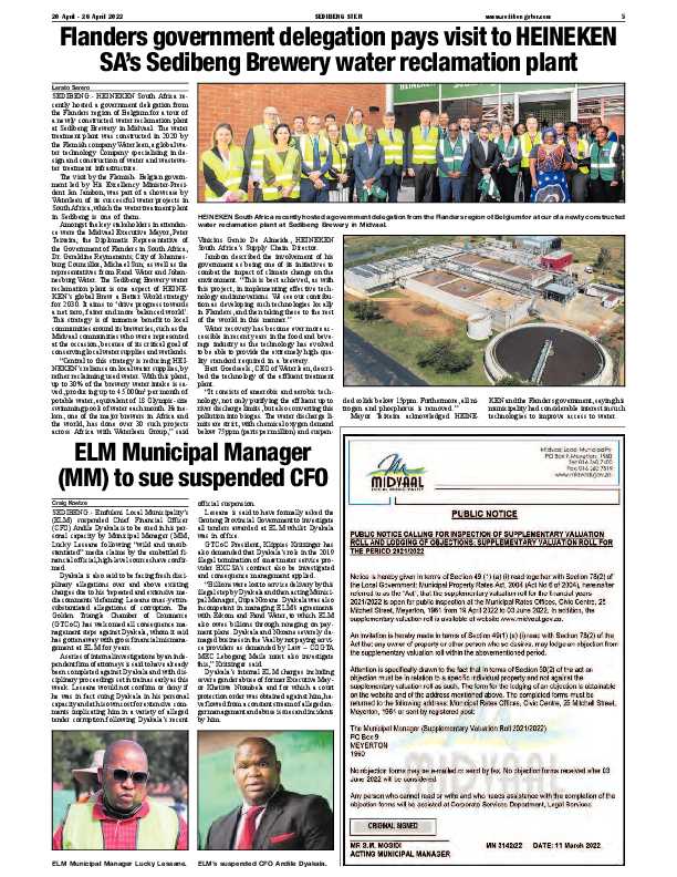 SEDIBENG STER 20 April – 26 April 2022 page 5