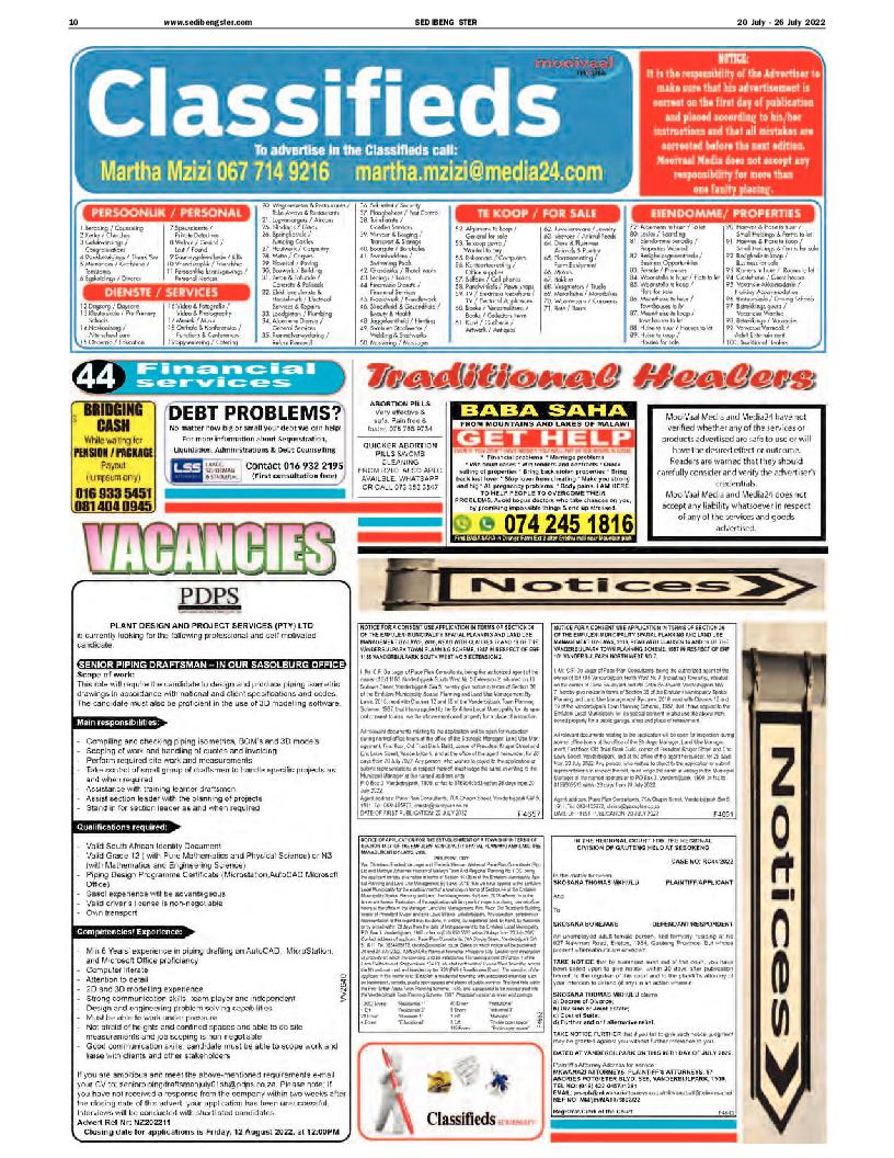 SEDIBENG STER 20 July – 26 July 2022 page 10