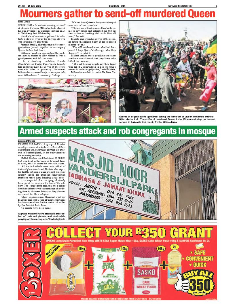 SEDIBENG STER 20 July – 26 July 2022 page 3