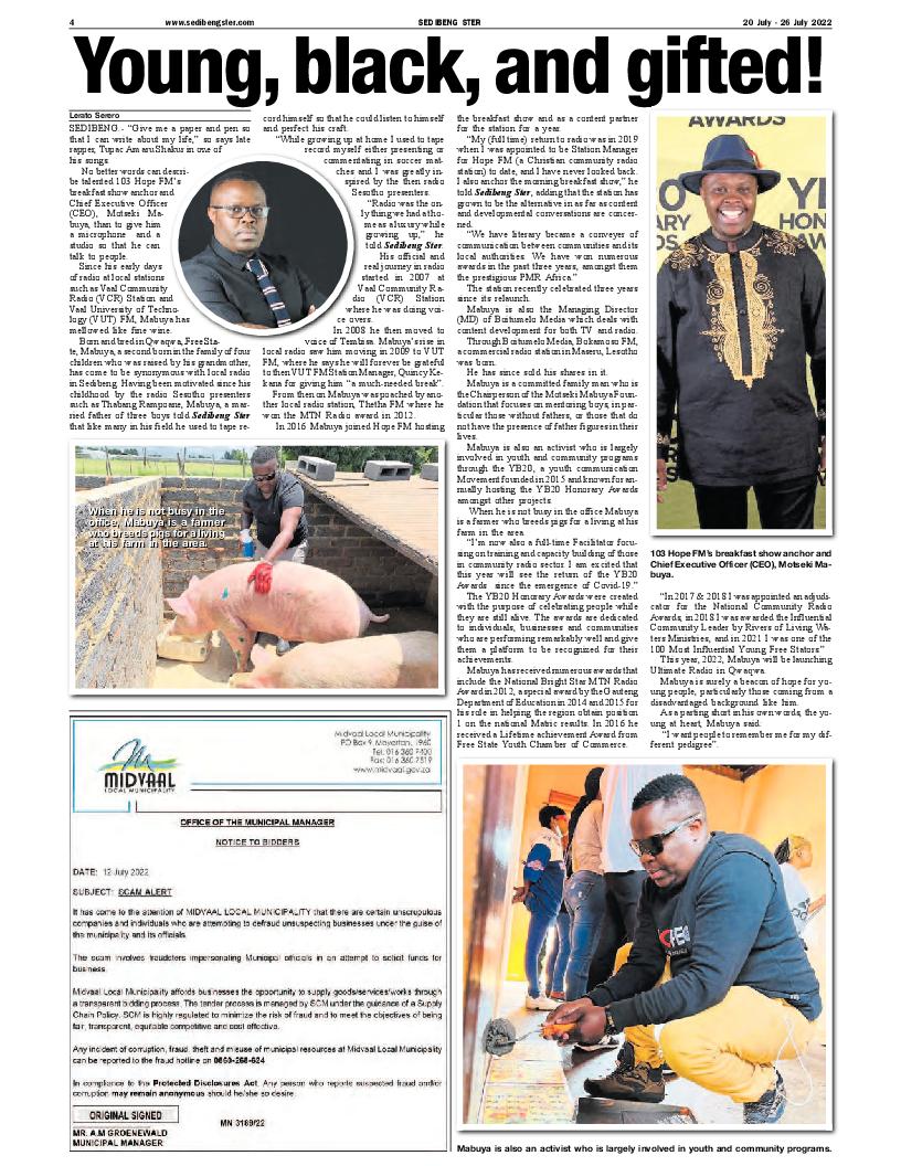 SEDIBENG STER 20 July – 26 July 2022 page 4