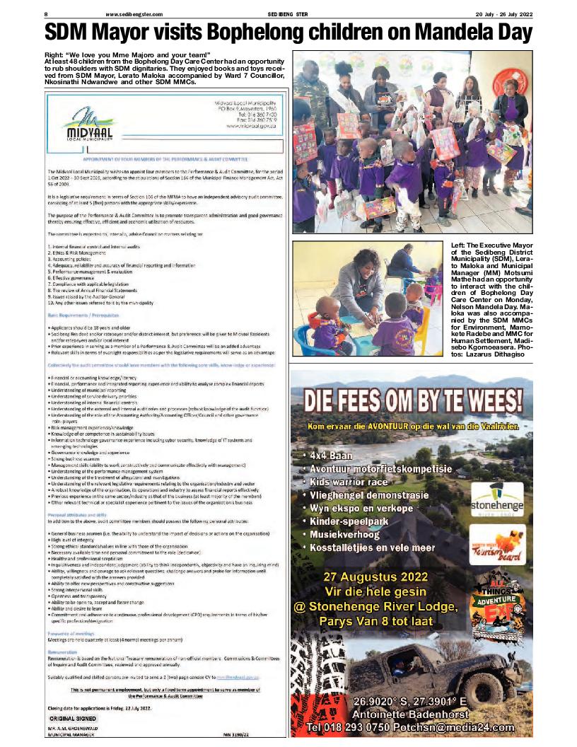SEDIBENG STER 20 July – 26 July 2022 page 8