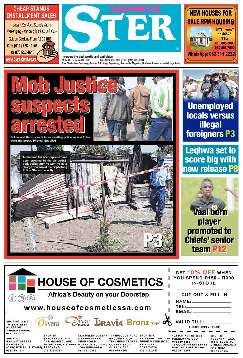 SEDIBENG STER 21 April – 27 April 2021 page 1