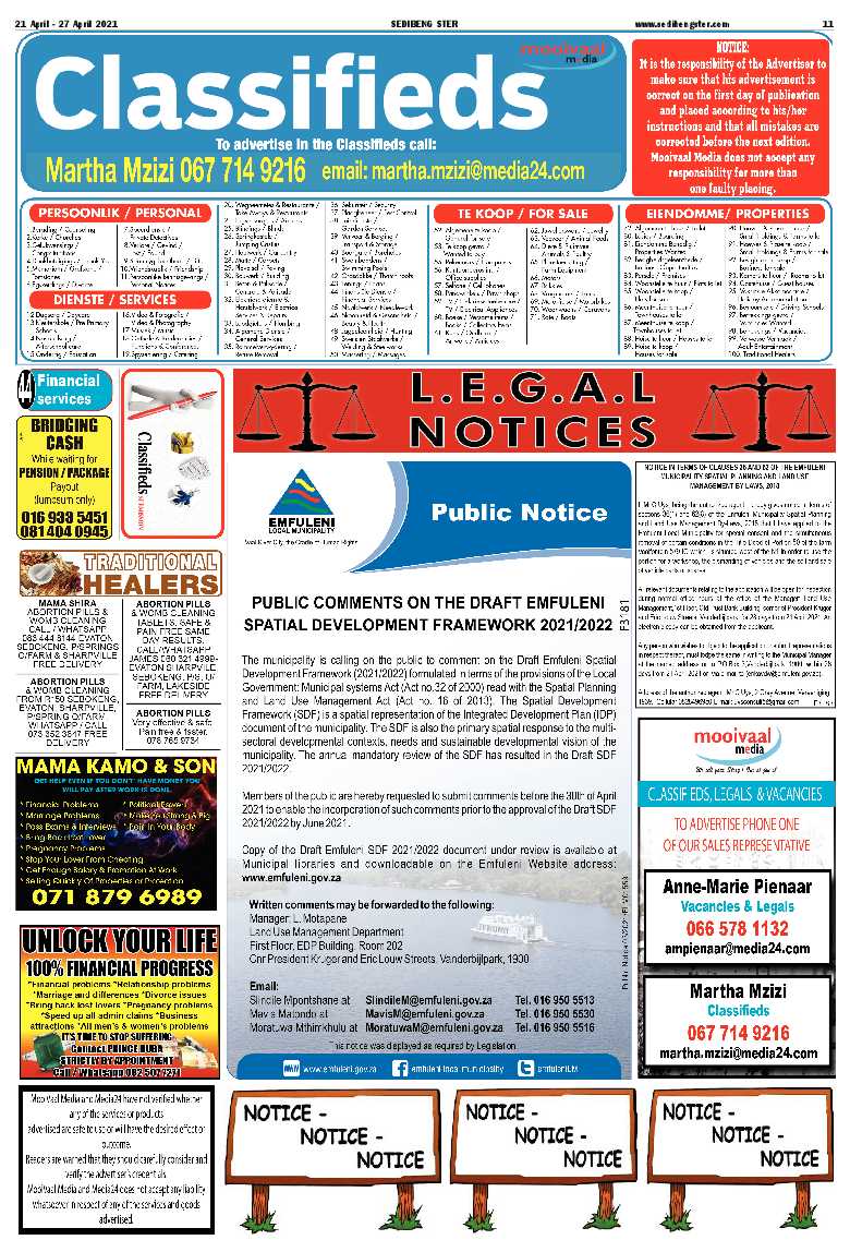 SEDIBENG STER 21 April – 27 April 2021 page 11