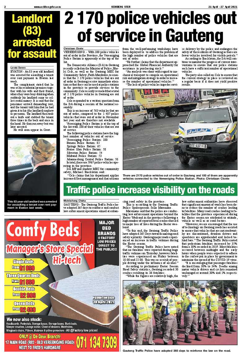 SEDIBENG STER 21 April – 27 April 2021 page 2