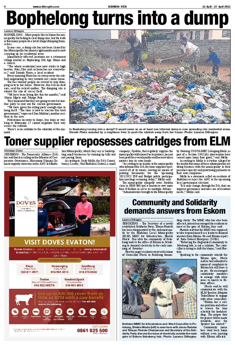 SEDIBENG STER 21 April – 27 April 2021 page 4