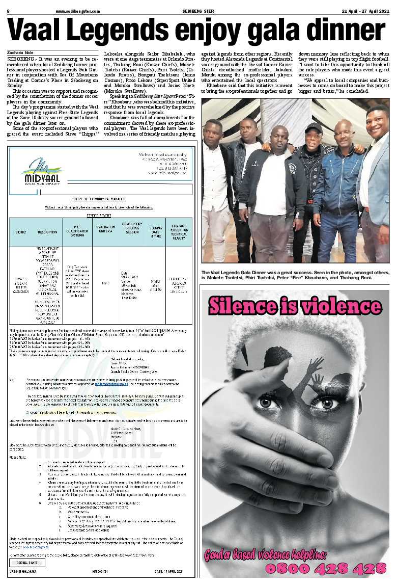 SEDIBENG STER 21 April – 27 April 2021 page 8