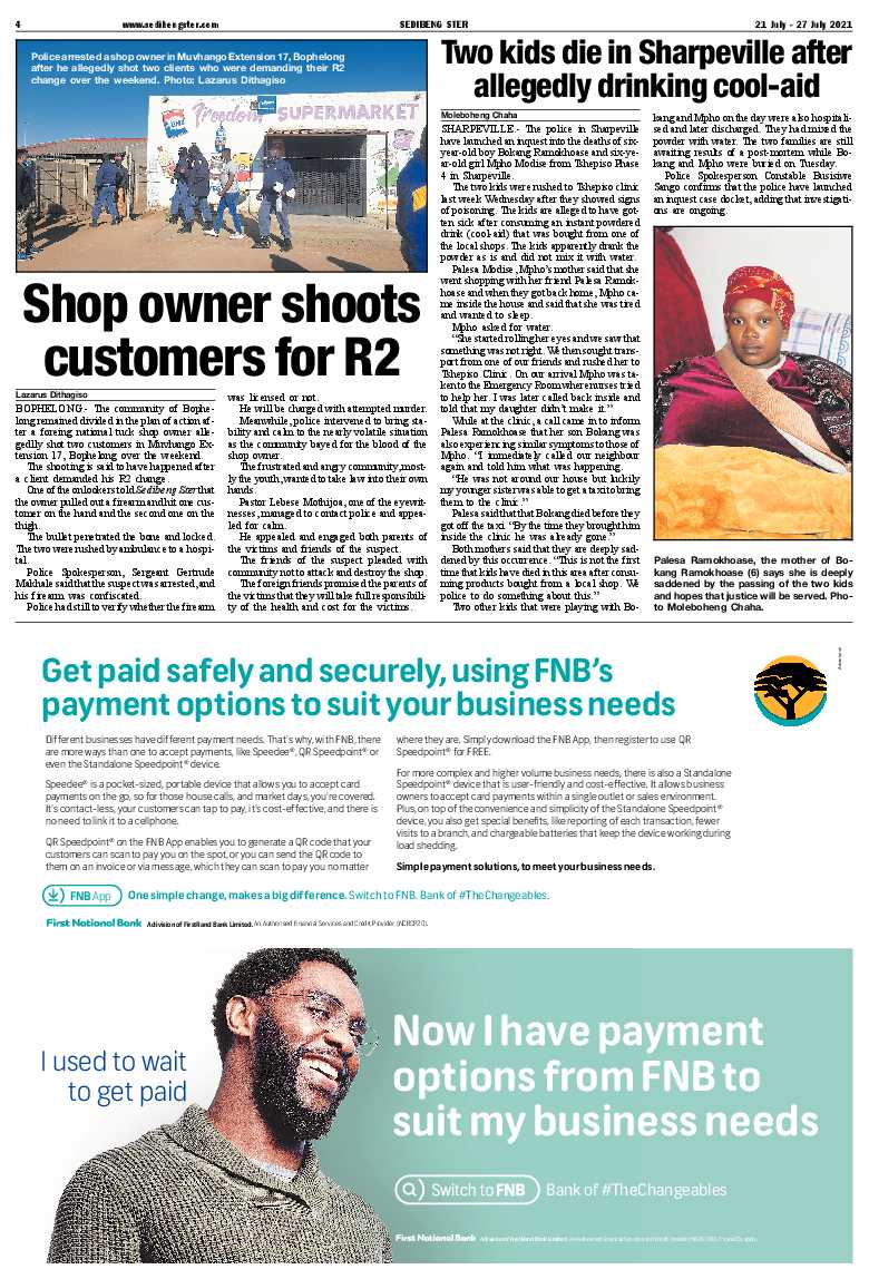 SEDIBENG STER 21 July – 27 July 2021 page 4