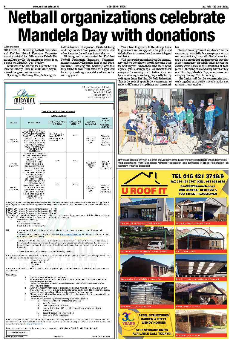 SEDIBENG STER 21 July – 27 July 2021 page 6