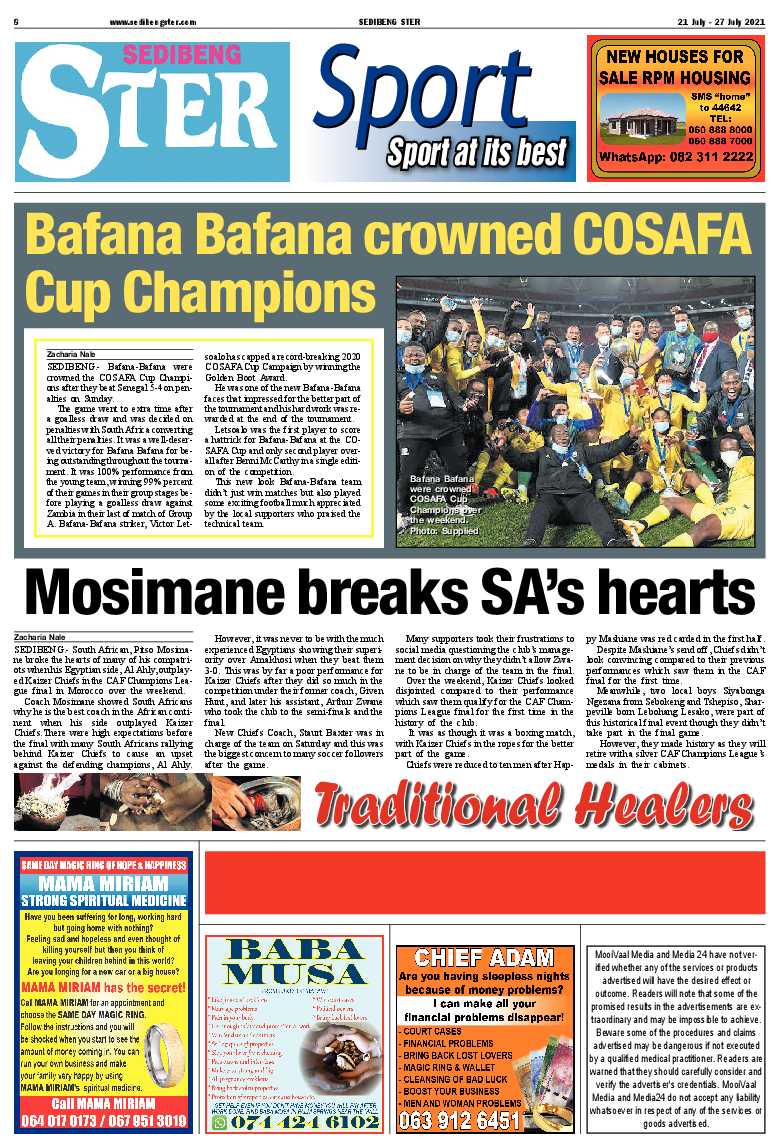 SEDIBENG STER 21 July – 27 July 2021 page 8