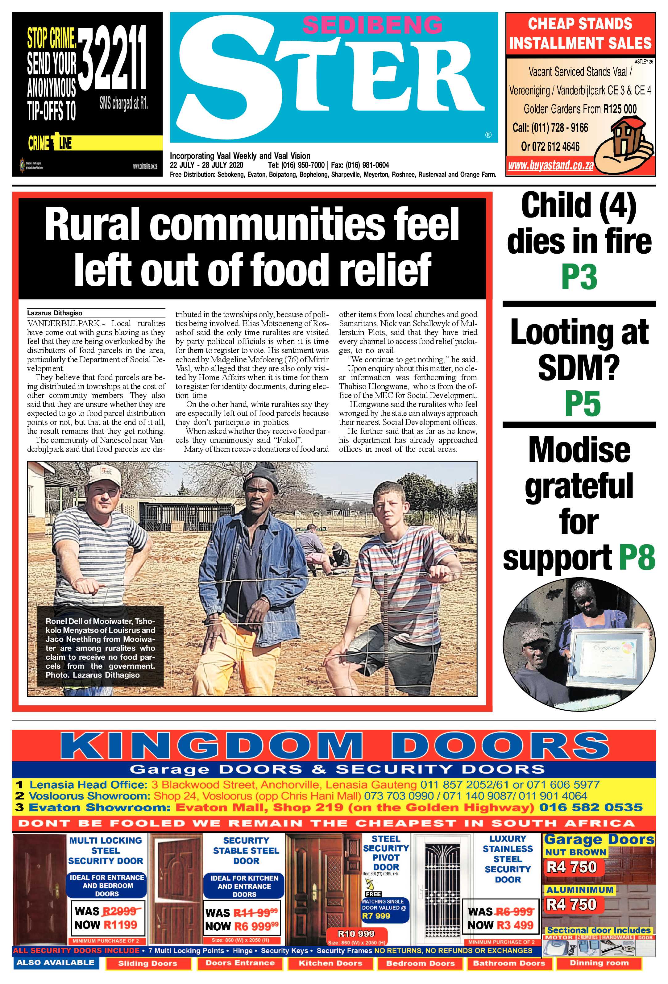 SEDIBENG STER 22 JULY – 28 JULY 2020 page 1