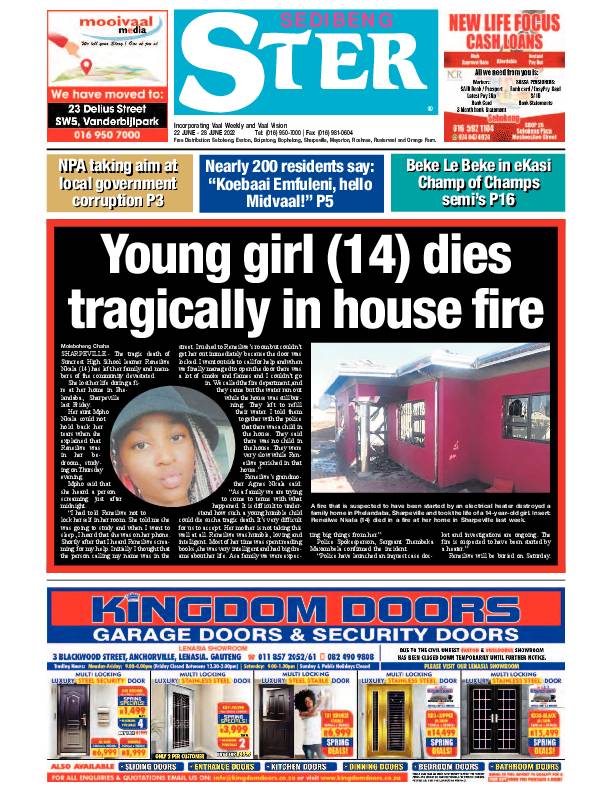 SEDIBENG STER 22 June – 28 June 2022 page 1