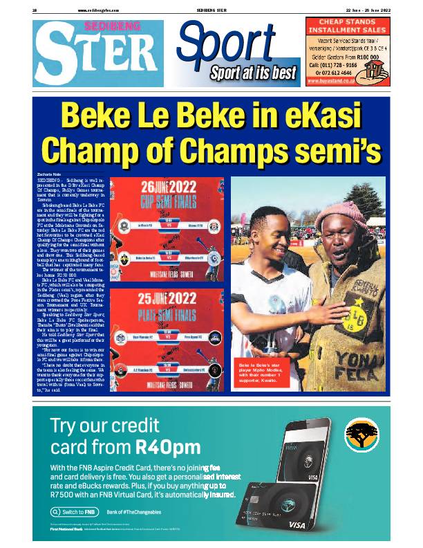 SEDIBENG STER 22 June – 28 June 2022 page 16