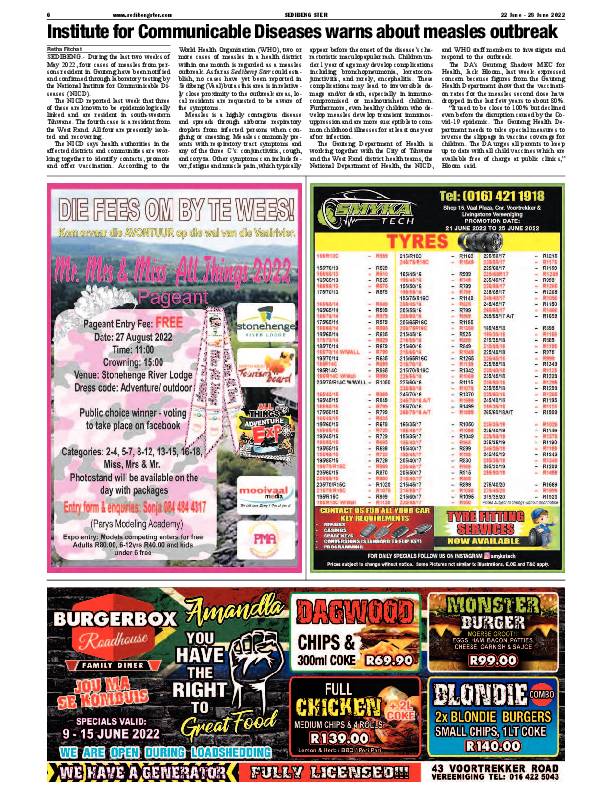 SEDIBENG STER 22 June – 28 June 2022 page 6