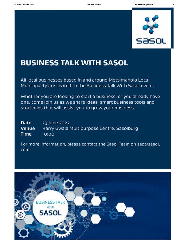 SEDIBENG STER 22 June – 28 June 2022 page 9