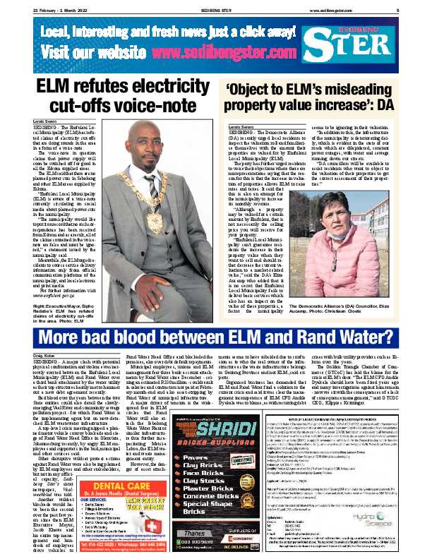 SEDIBENG STER 23 February – 1 March 2022 page 5