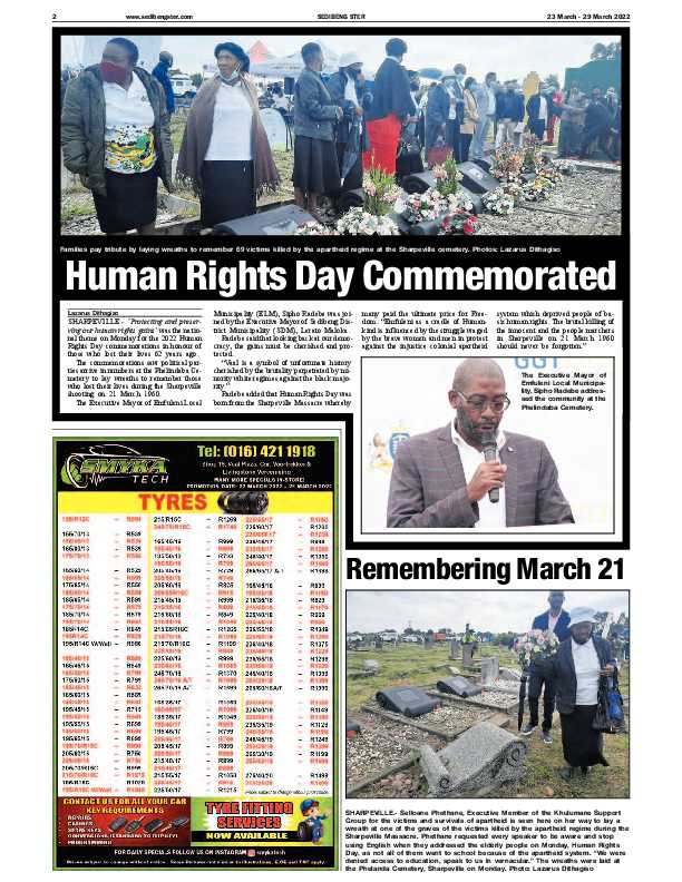 SEDIBENG STER 23 March – 29 March 2022 page 2