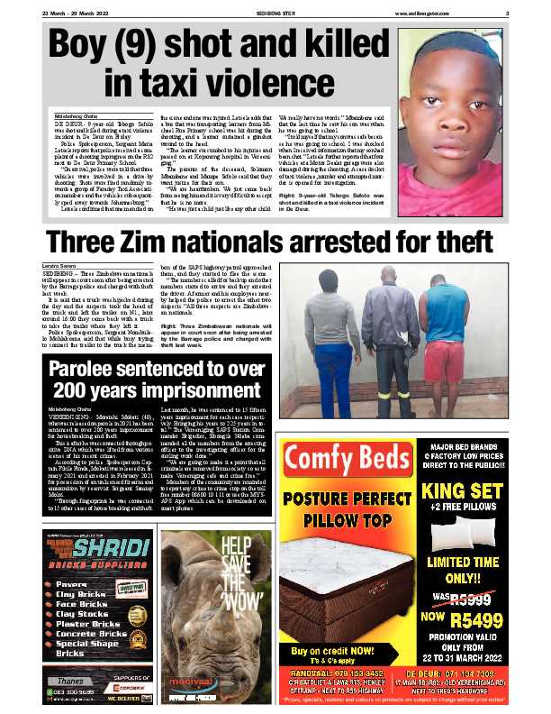 SEDIBENG STER 23 March – 29 March 2022 page 3
