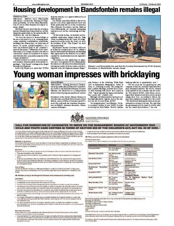 SEDIBENG STER 23 March – 29 March 2022 page 6