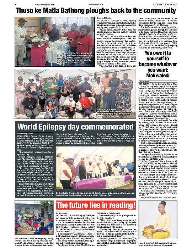 SEDIBENG STER 23 March – 29 March 2022 page 8