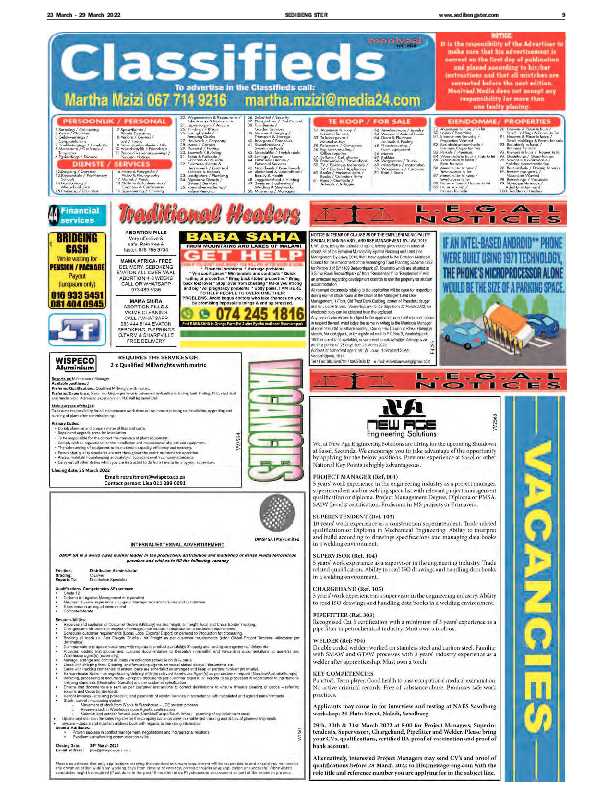 SEDIBENG STER 23 March – 29 March 2022 page 9