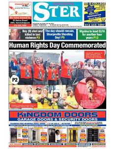 SEDIBENG STER 23 March – 29 March 2022