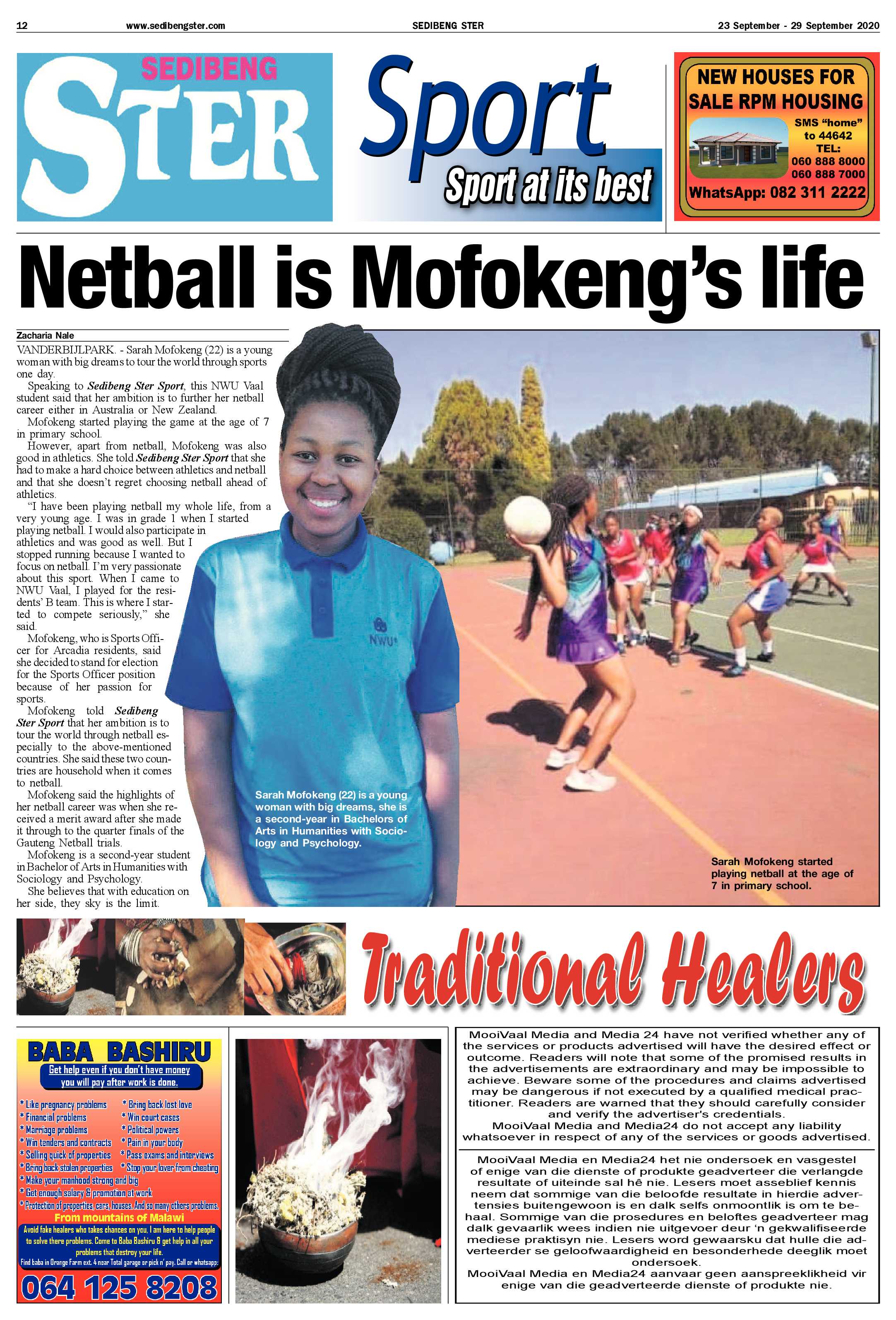 SEDIBENG STER 23 September – 29 September 2020 page 12