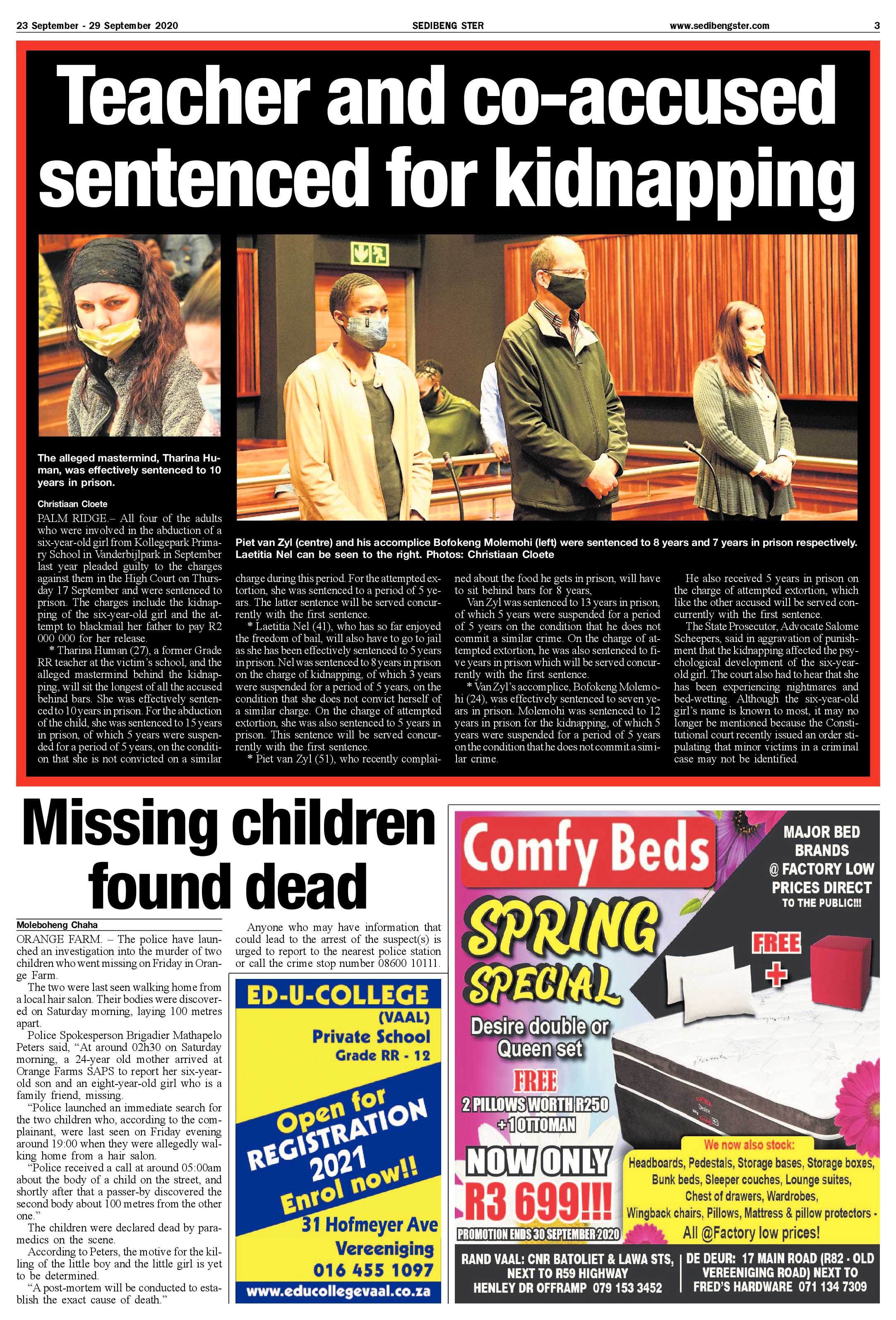 SEDIBENG STER 23 September – 29 September 2020 page 3