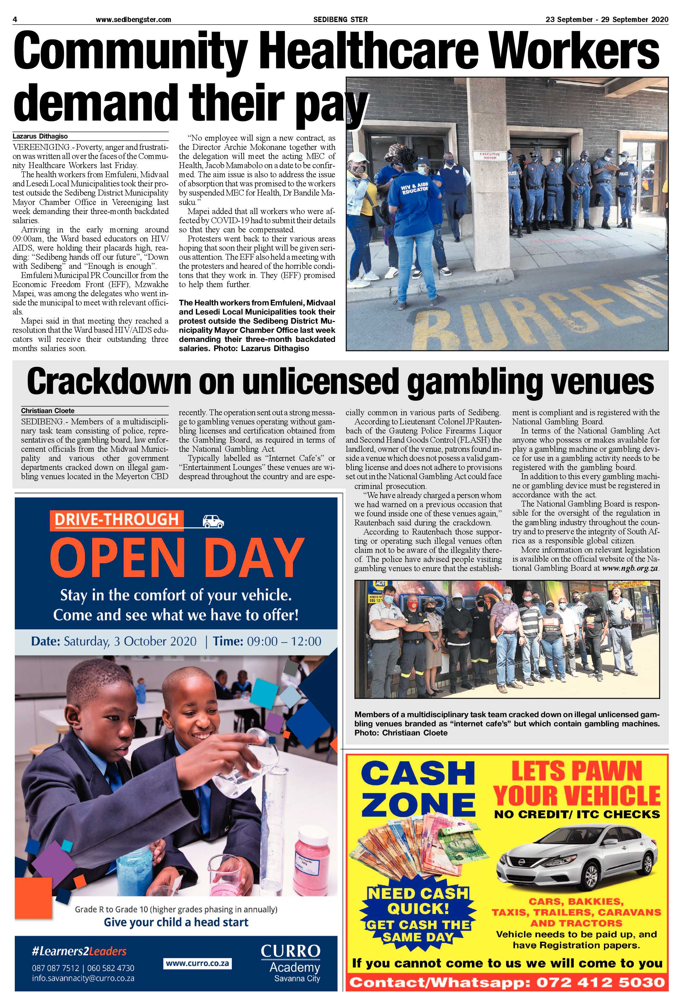 SEDIBENG STER 23 September – 29 September 2020 page 4