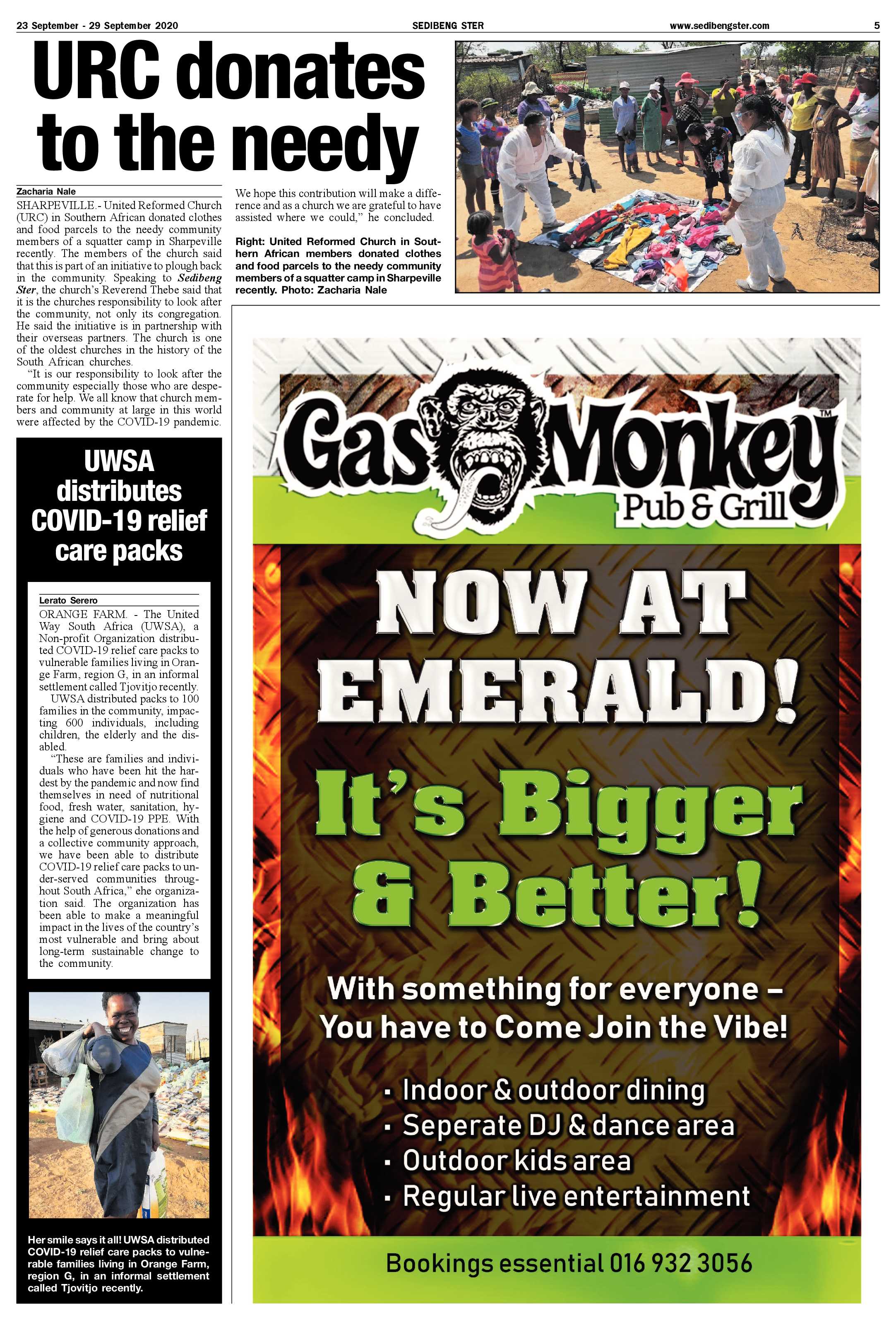 SEDIBENG STER 23 September – 29 September 2020 page 5