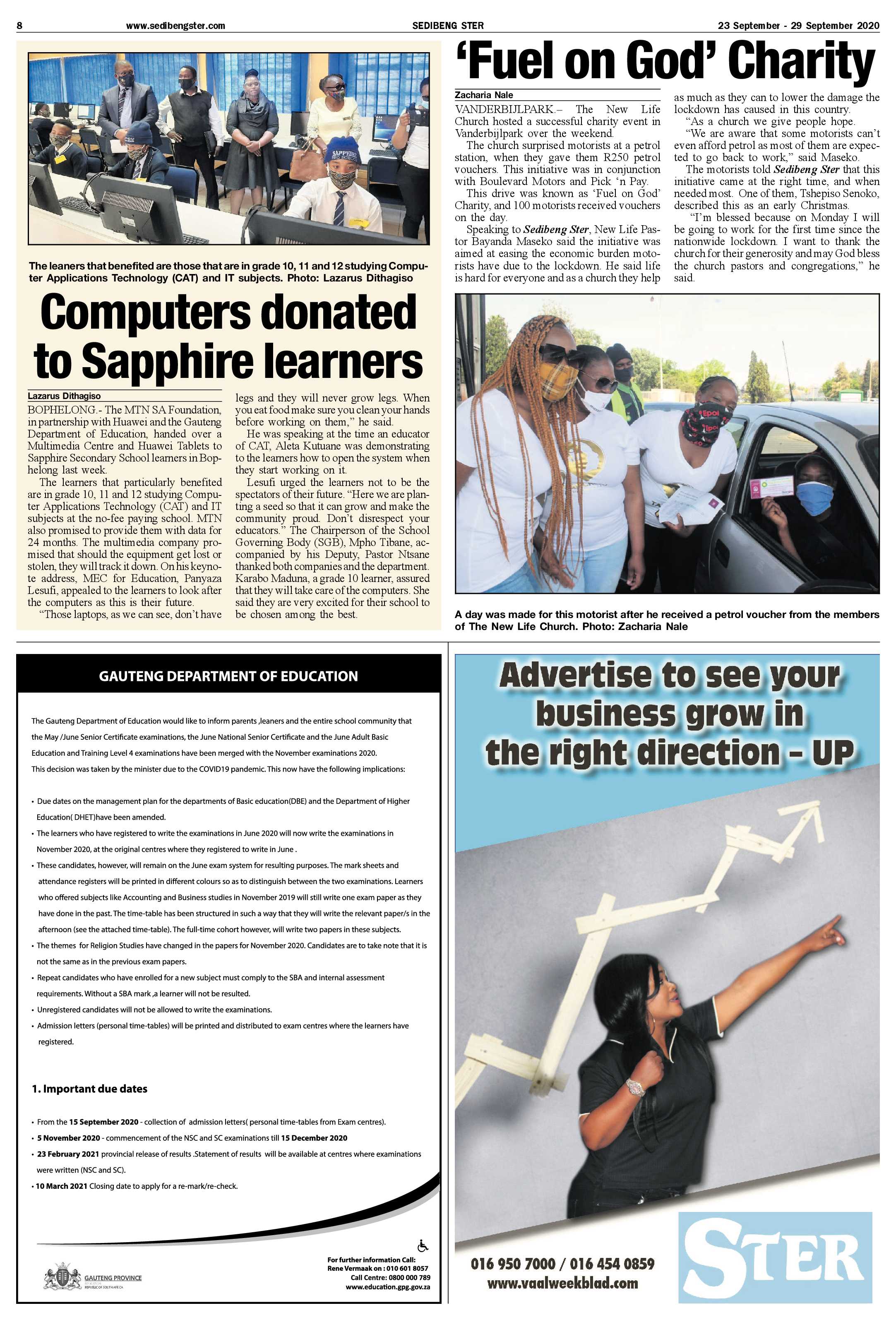 SEDIBENG STER 23 September – 29 September 2020 page 8