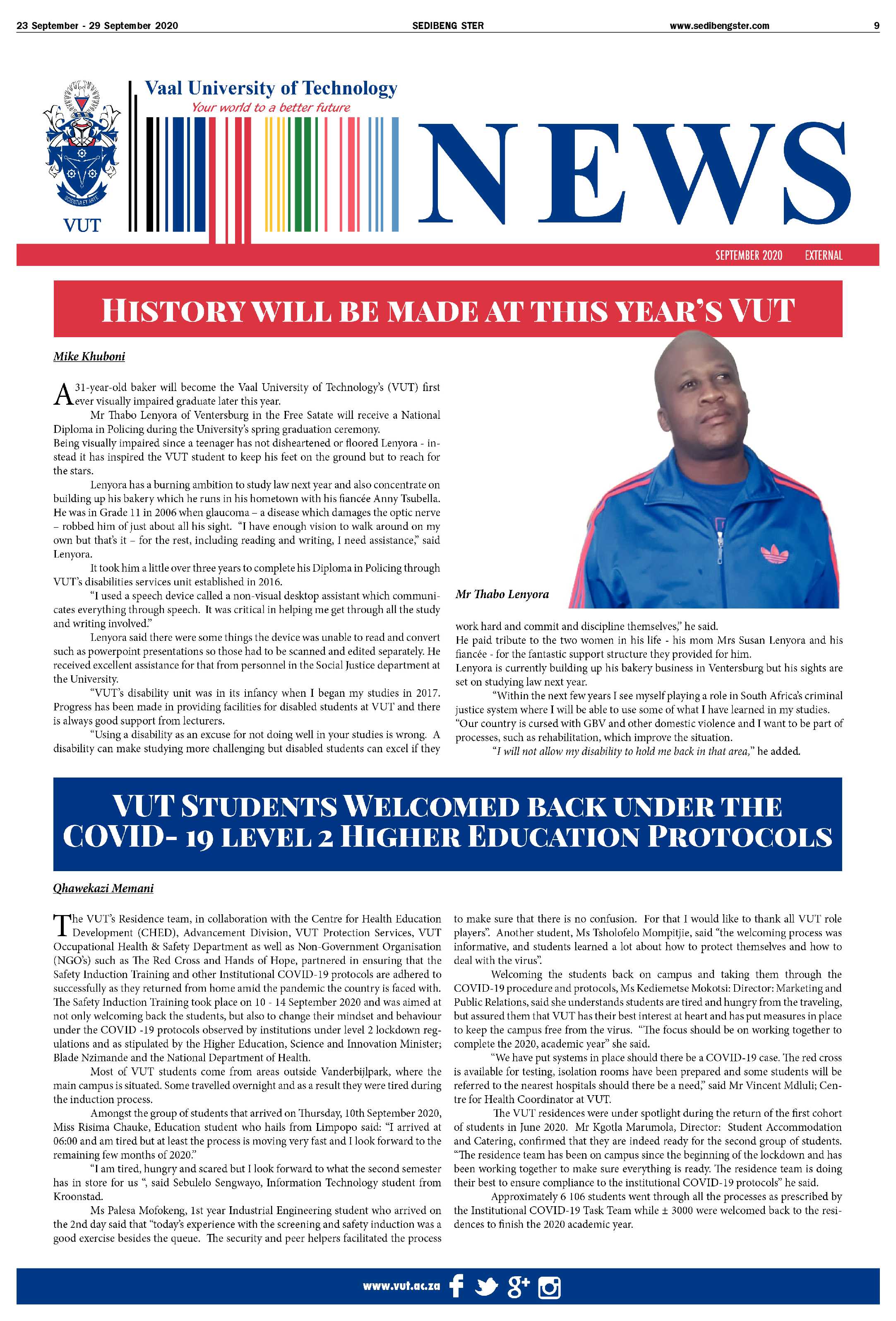 SEDIBENG STER 23 September – 29 September 2020 page 9