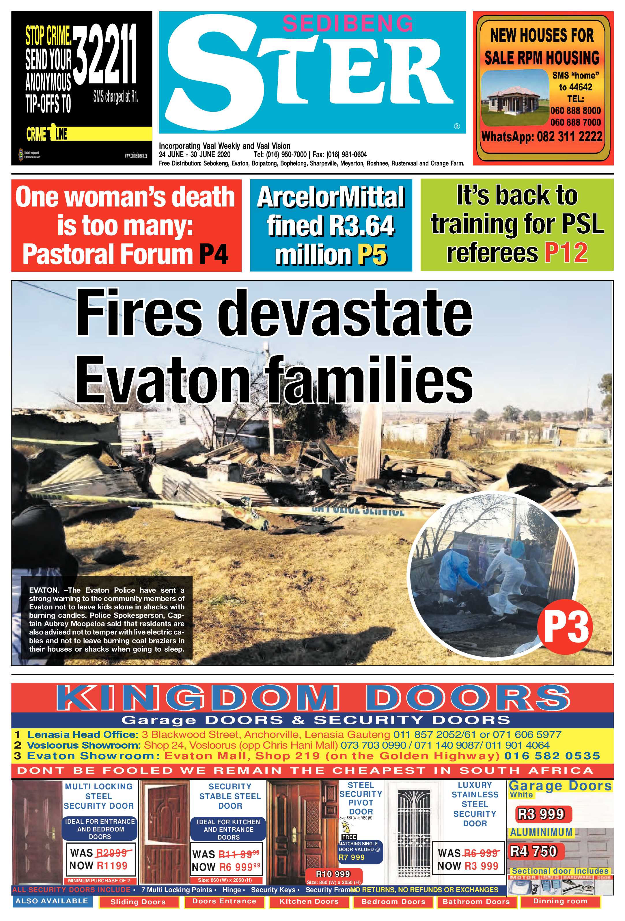 SEDIBENG STER 24 JUNE – 30 JUNE 2020 page 1