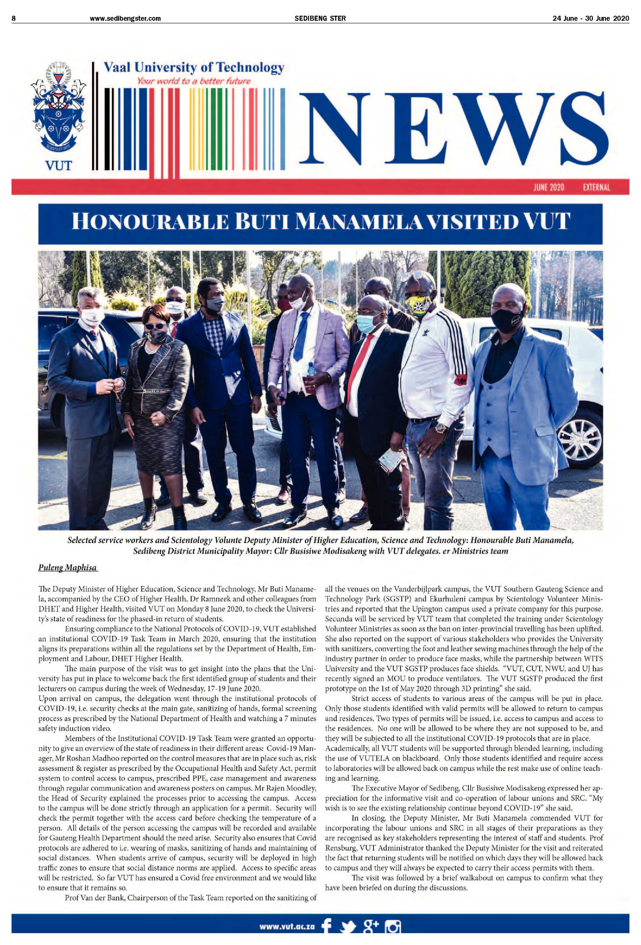 SEDIBENG STER 24 JUNE – 30 JUNE 2020 page 8