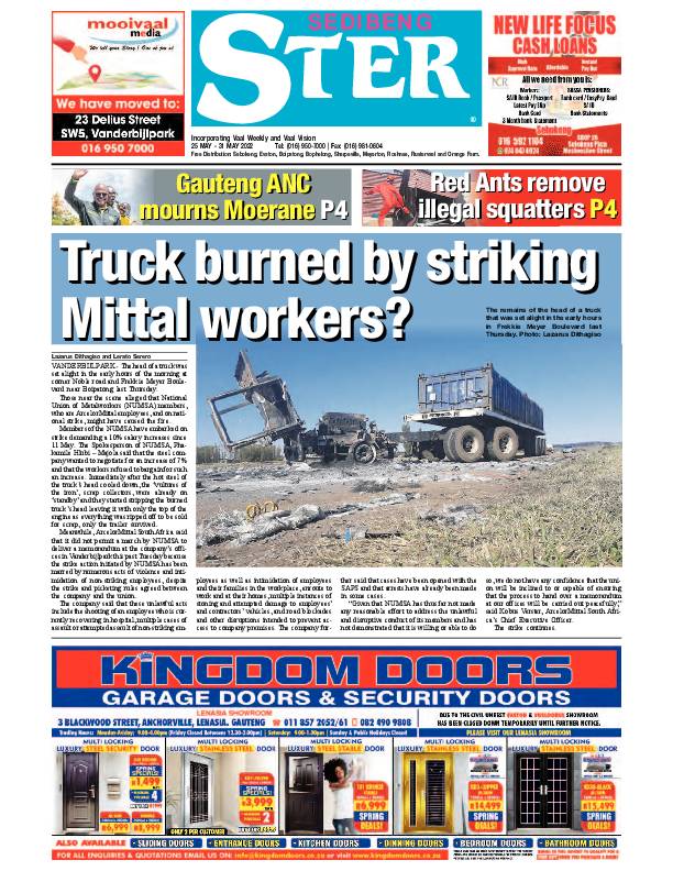 SEDIBENG STER 25 May – 31 May 2022 page 1