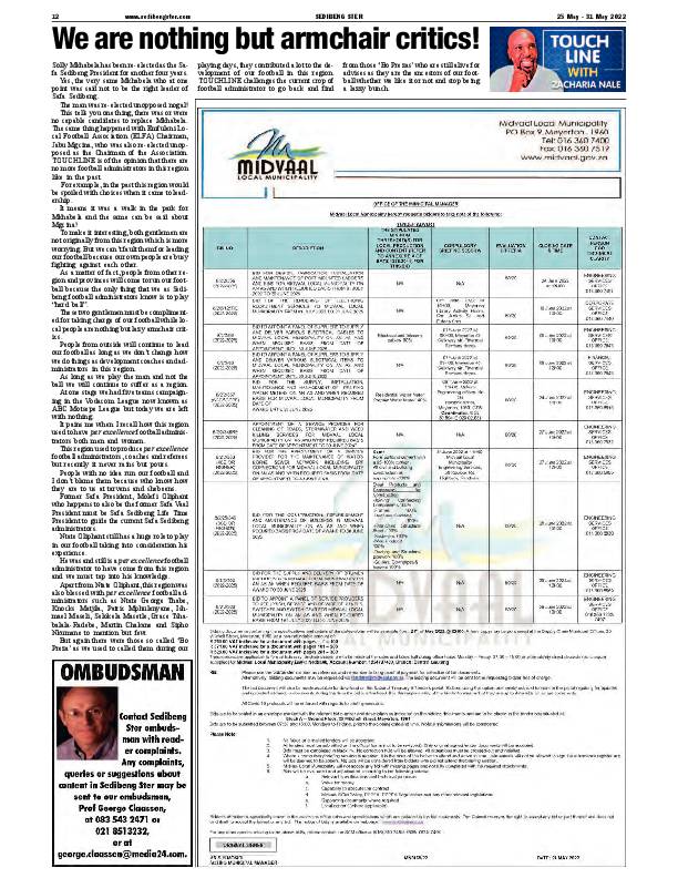 SEDIBENG STER 25 May – 31 May 2022 page 15