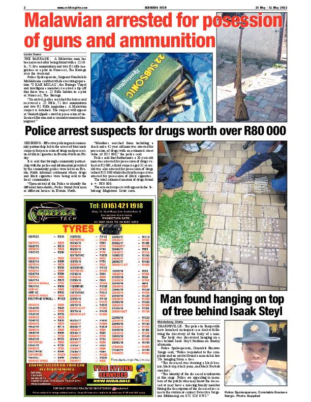 SEDIBENG STER 25 May – 31 May 2022 page 2