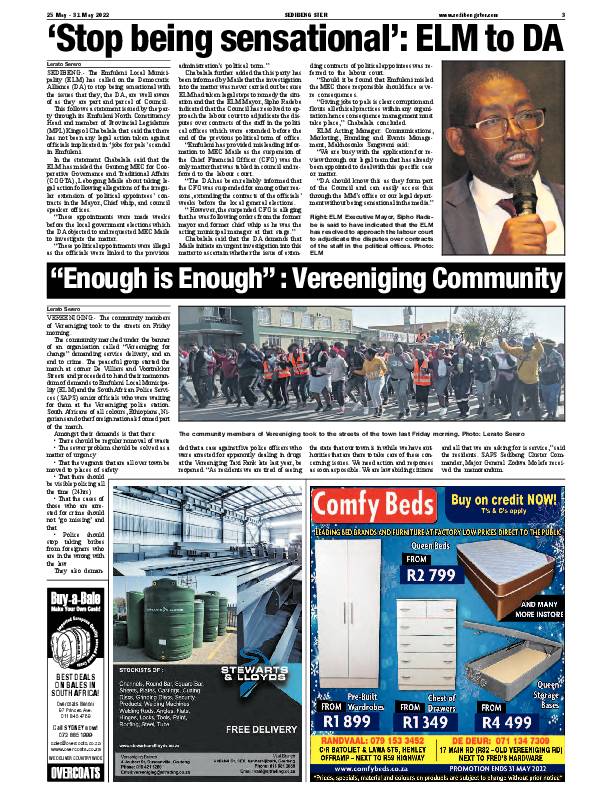 SEDIBENG STER 25 May – 31 May 2022 page 3