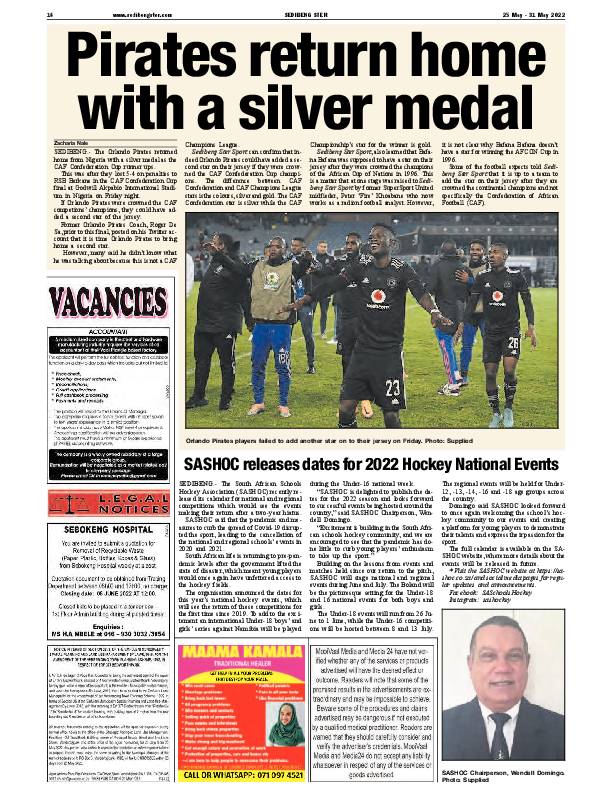 SEDIBENG STER 25 May – 31 May 2022 page 6