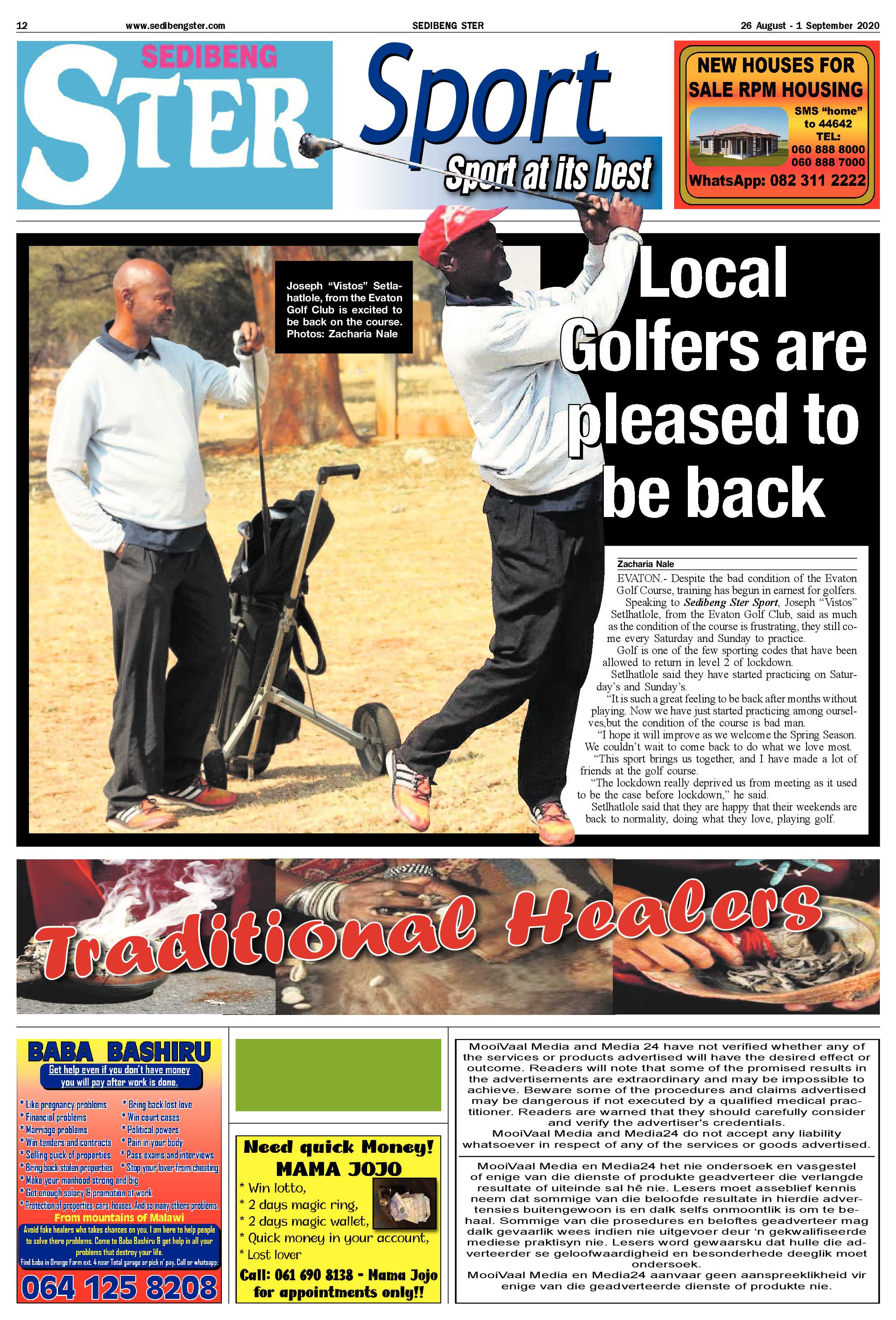 SEDIBENG STER 26 August – 1 September 2020 page 12