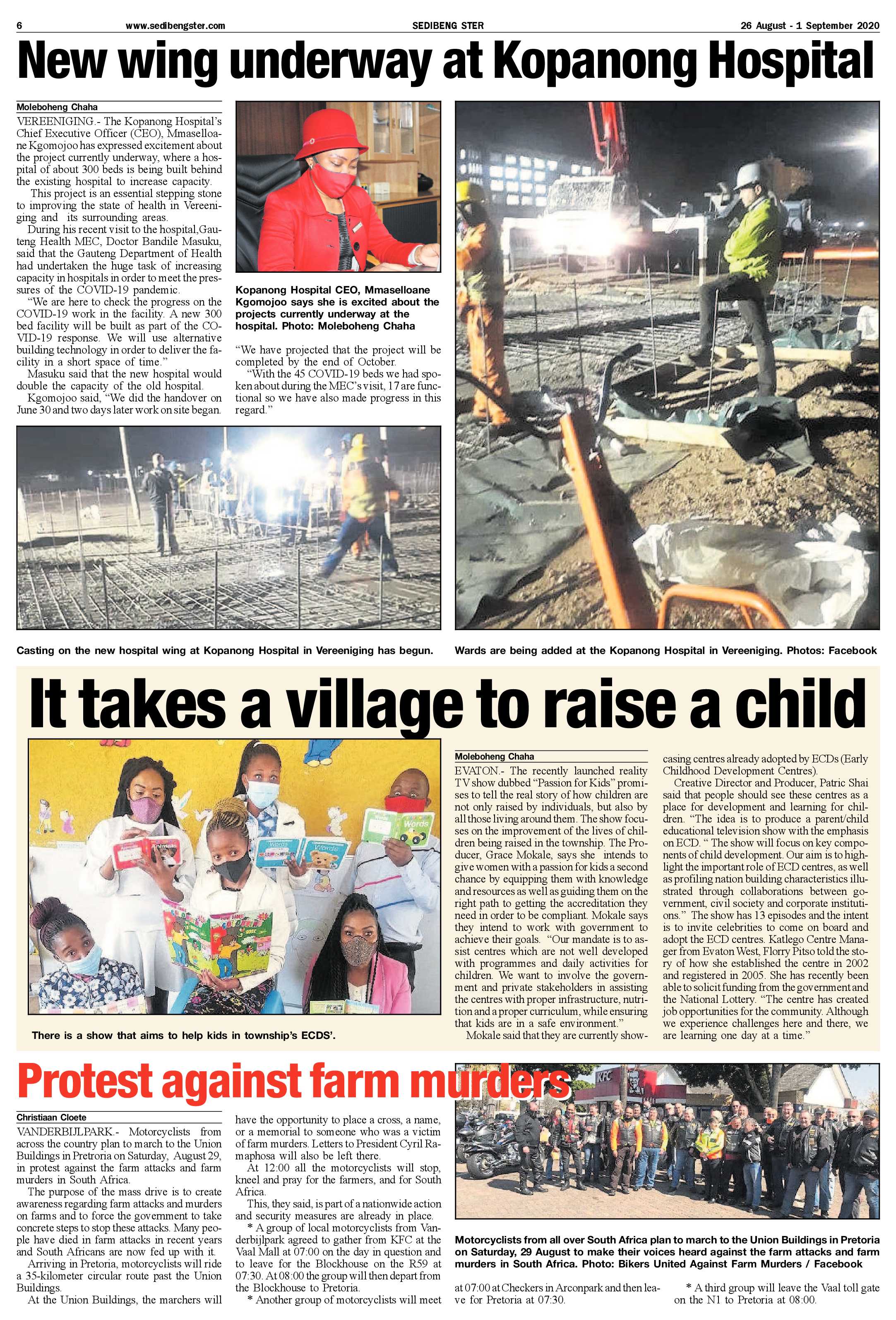 SEDIBENG STER 26 August – 1 September 2020 page 6