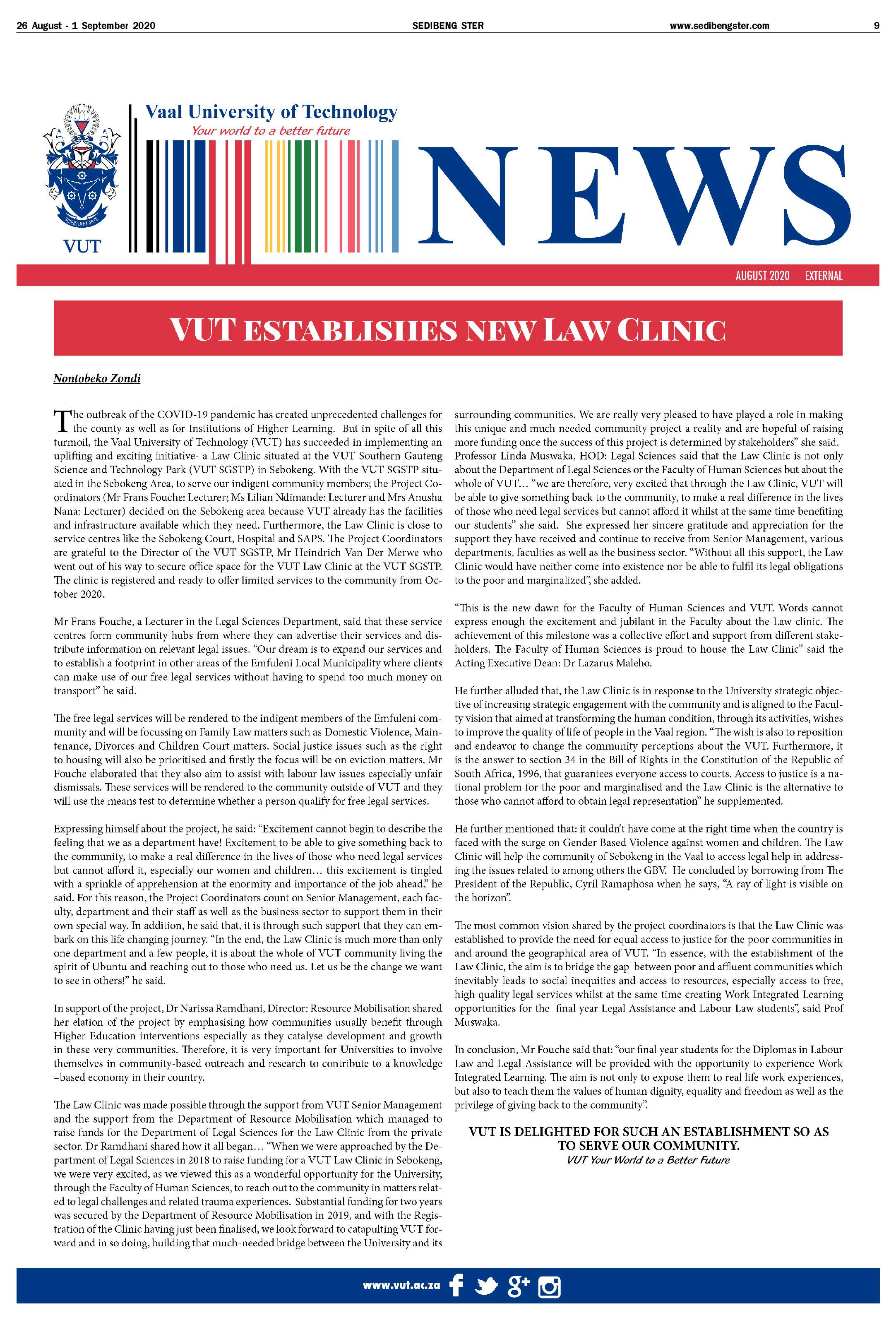 SEDIBENG STER 26 August – 1 September 2020 page 9