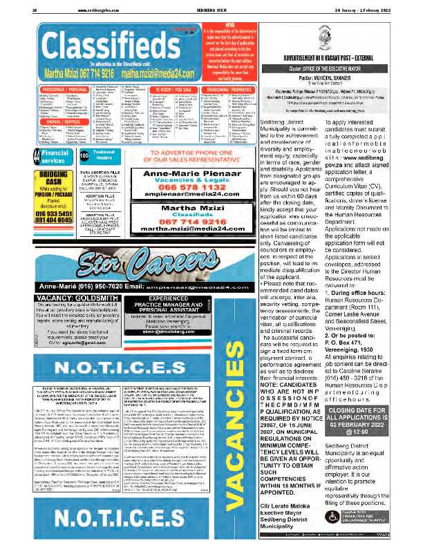 SEDIBENG STER 26 January – 1 February 2022 page 10