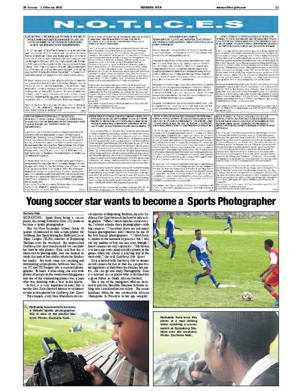 SEDIBENG STER 26 January – 1 February 2022 page 11