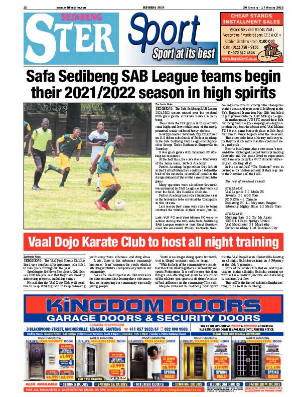 SEDIBENG STER 26 January – 1 February 2022 page 12