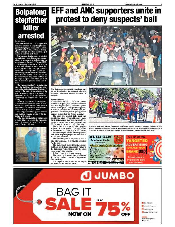 SEDIBENG STER 26 January – 1 February 2022 page 3