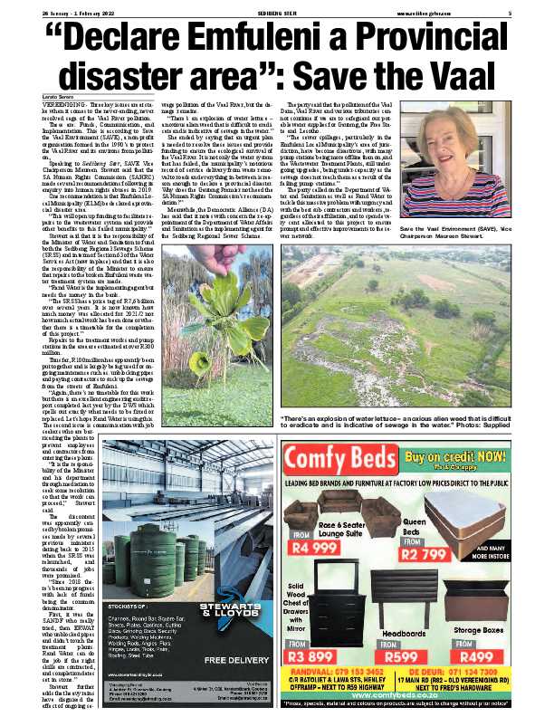 SEDIBENG STER 26 January – 1 February 2022 page 5