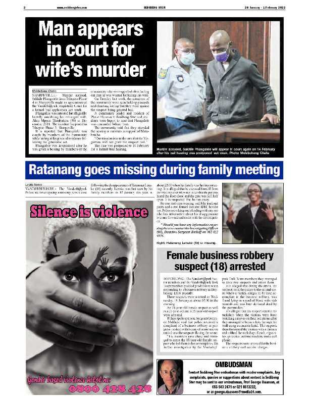 SEDIBENG STER 26 January – 1 February 2022 page 8