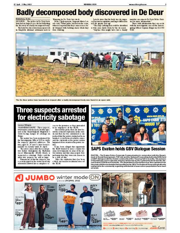 SEDIBENG STER 27 April – 3 May 2022 page 2
