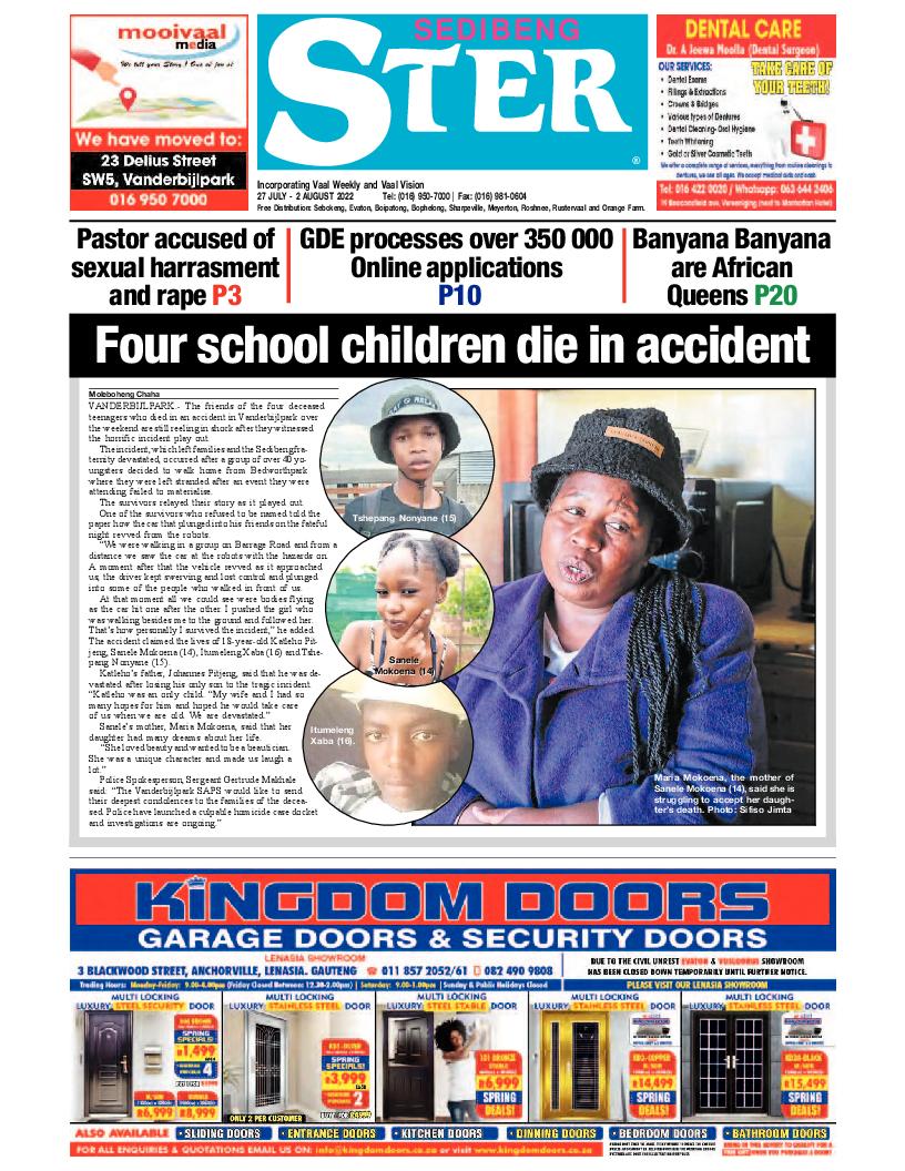 SEDIBENG STER 27 July – 2 August 2022 page 1