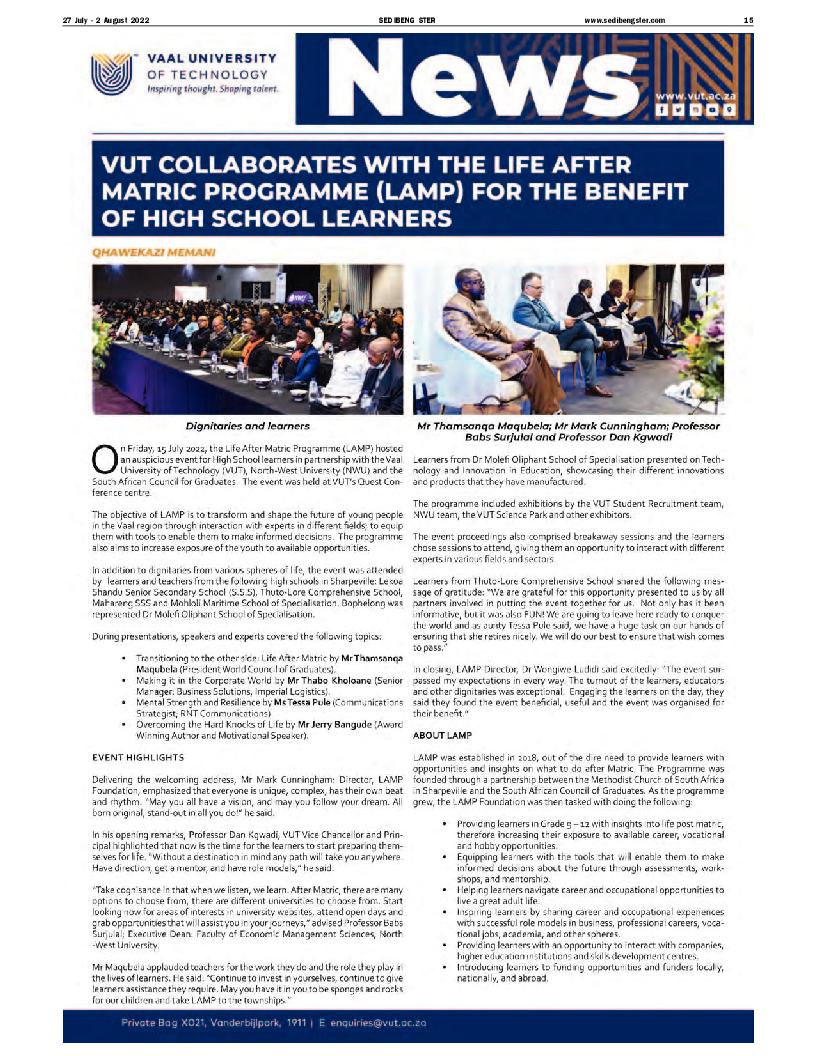 SEDIBENG STER 27 July – 2 August 2022 page 11